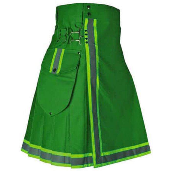 Heroic Green Firefighter Kilt