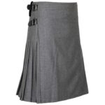 Grey wool kilt